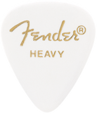 Fender - Classic Celluloid - White - 351 Shape - Heavy - 144 Count - 198-0351-580