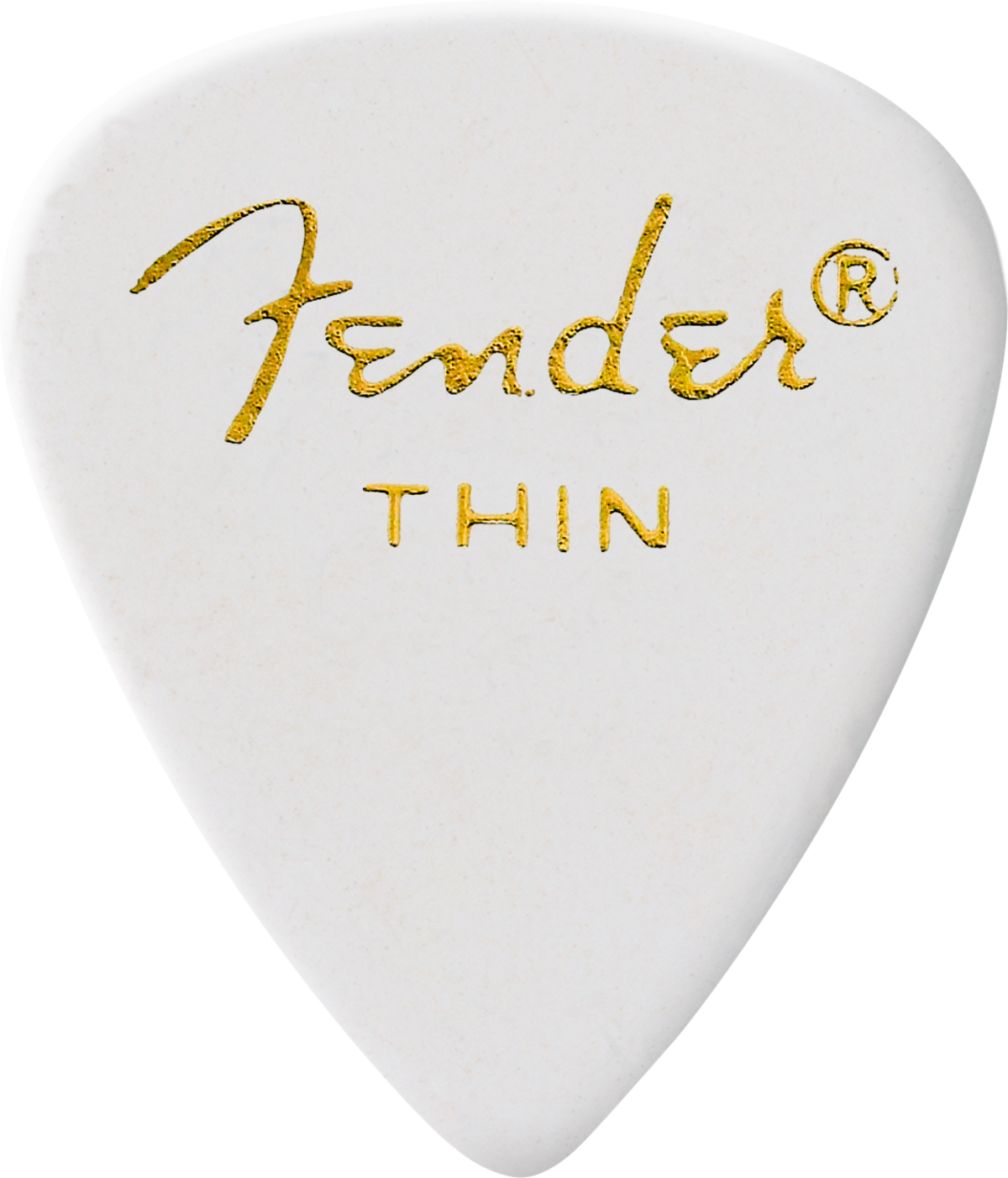 Fender - Classic Celluloid - White - 351 Shape - Thin - 12 Count - 198-0351-780