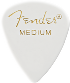 Fender - Classic Celluloid - White - 351 Shape - Medium - 12 Count - 198-0351-880