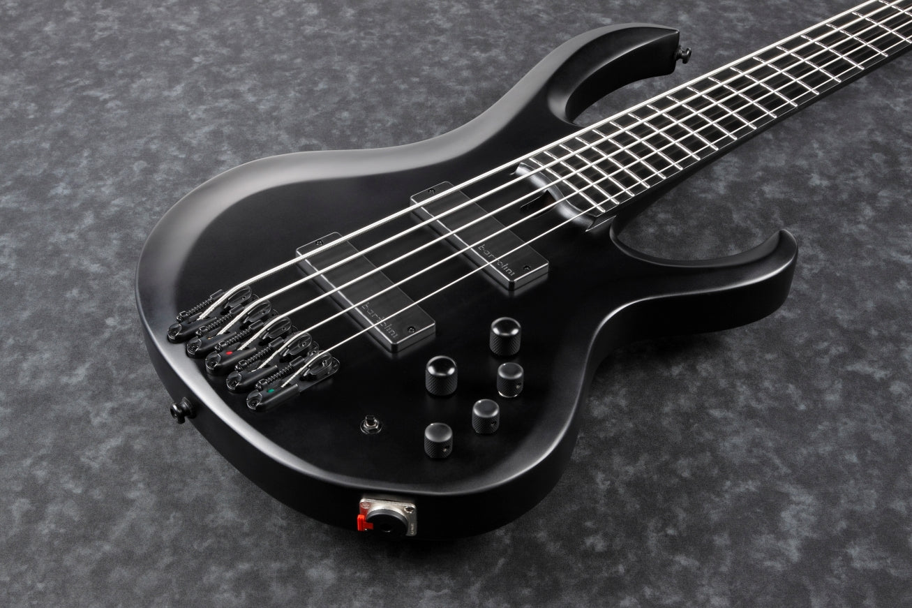 Ibanez - BTB Iron Label 5str Electric Bass - Black Flat - BTB625EXBKF –  Steve's Music Store