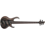 Ibanez - BTB Bass Workshop 5str Electric Bass w/Case Multi scale - Transparent Gray Flat - BTB805MSTGF