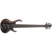 Ibanez - BTB Bass Workshop 6str Electric Bass w/Case Multi scale - Transparent Gray Flat - BTB806MSTGF