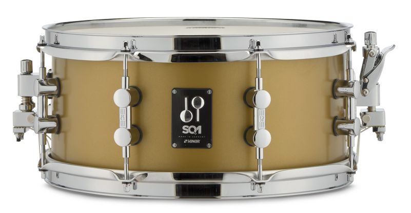 Sonor - SQ1 Series Birch Snare 6.5x14 Satin Gold Metallic SQ1-1465SDW-SGM