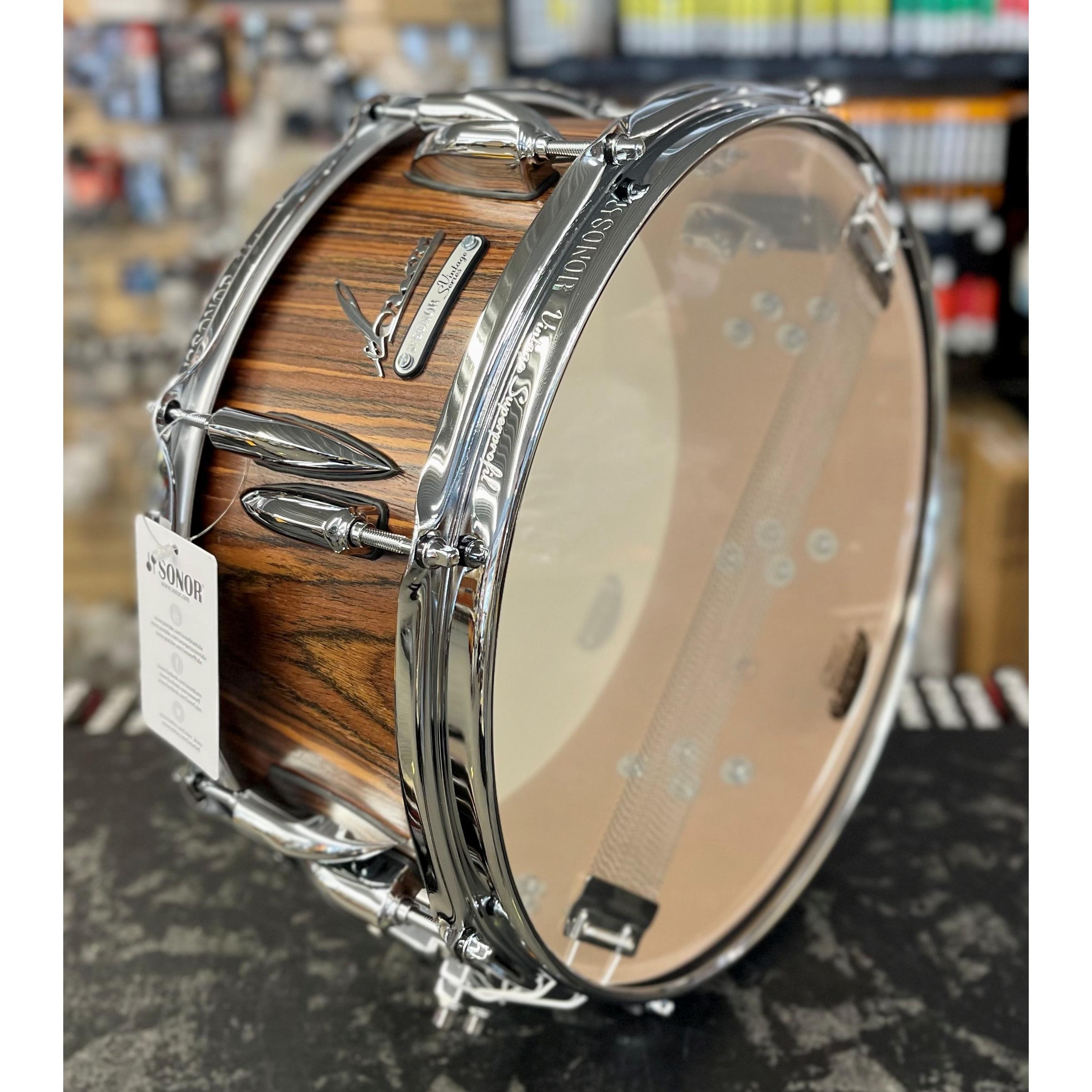 Sonor - Série Vintage Caisse Claire 5.75x14 Palissandre Semi-Brillant VT-14X5.75SDW-RSG