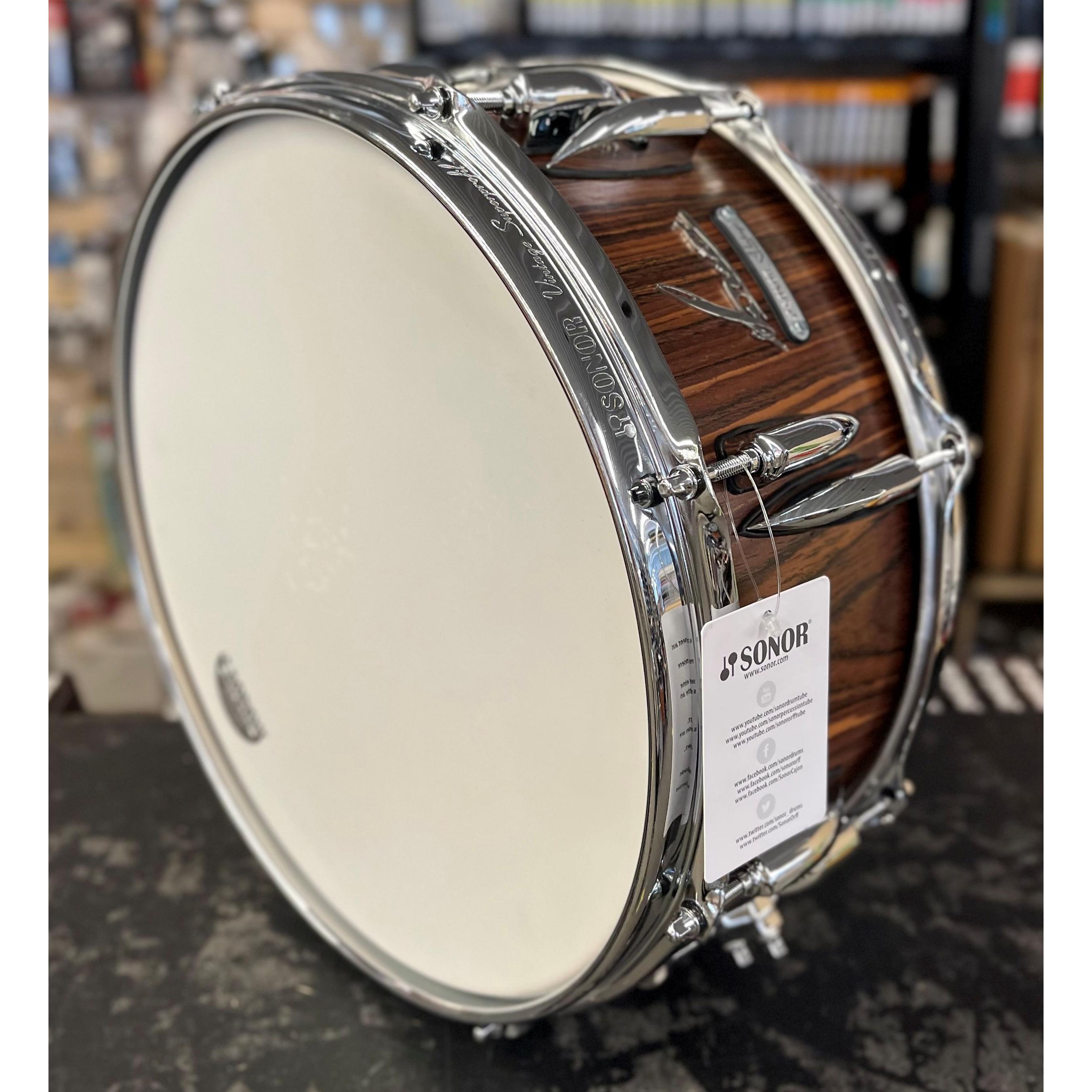 Sonor - Série Vintage Caisse Claire 5.75x14 Palissandre Semi-Brillant VT-14X5.75SDW-RSG