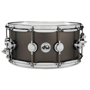DW Drums - Collector's Series Satin Black Nickel Over Brass Snare 6.5x14 DRVD6514SVCBK