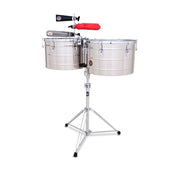 LP (Latin Percussion) - Tito Puente 15''et 16'' Thunder Timbs Acier inoxydable LP258-S