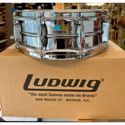 Ludwig - Supraphonic Caisse Claire 5x14 Chromé Seamless Beaded Aluminum LM400 **B-Stock**