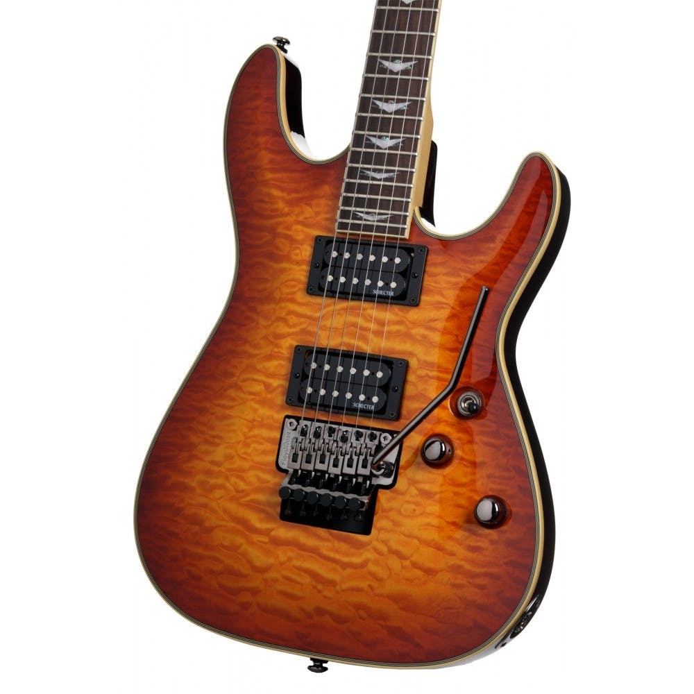 Schecter - Omen Extreme Floyd Rose 6-String Full-Size Electric Guitar -  Vintage Sunburst