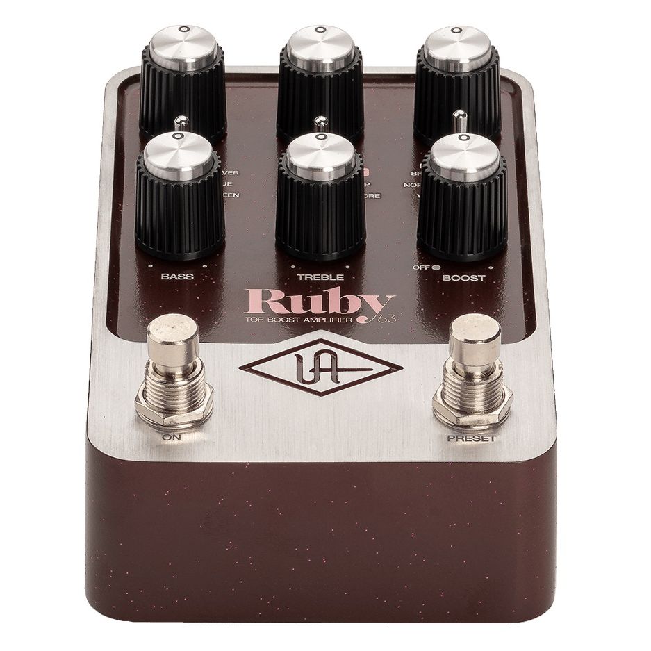 Universal Audio - UAFX Ruby '63 Top Boost Amplifier UA-GPM-RUBY