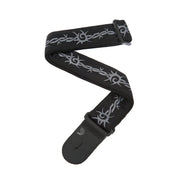 D'Addario Accessories - Woven Guitar Strap - Barbed Wire