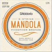 D'Addario - EJ76 Phosphor Bronze Medium 15-52 8-String Mandola