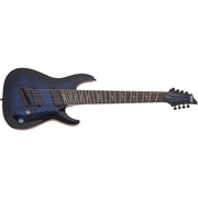 Schecter - Omen Elite-8 Multiscale 8-String Electric Guitar - See-Thru Blue Burst