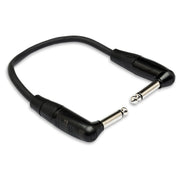 Hosa - Pro Guitar Patch Cable - REAN Right-angle to Same  - HGTR-000RR