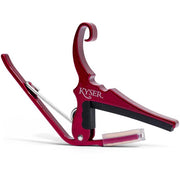 Kyser - Quick-Change Acoustic Guitar Capo - Red - KG6RA