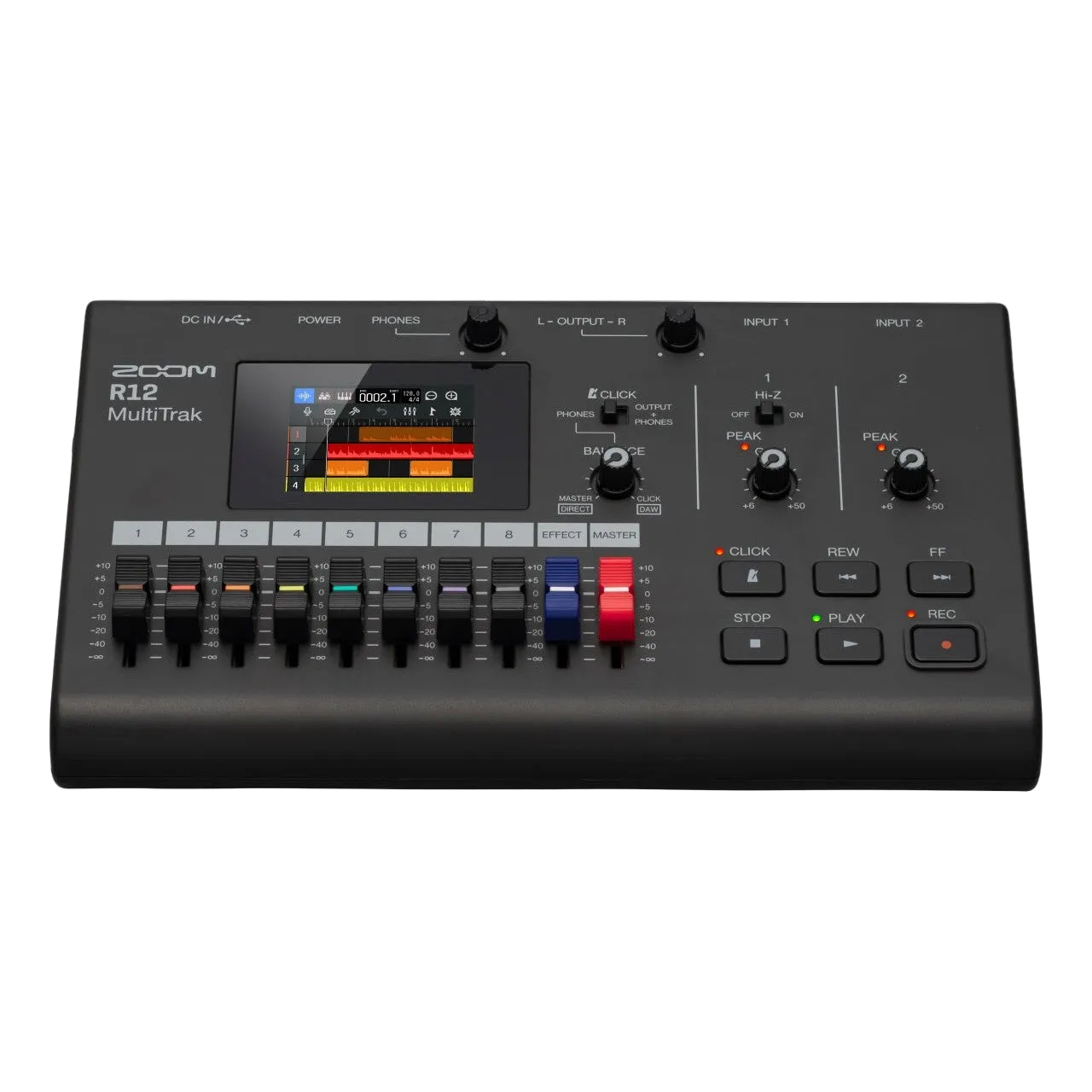 Zoom - Zoom R12 Battery Powered Multitrak Recorder