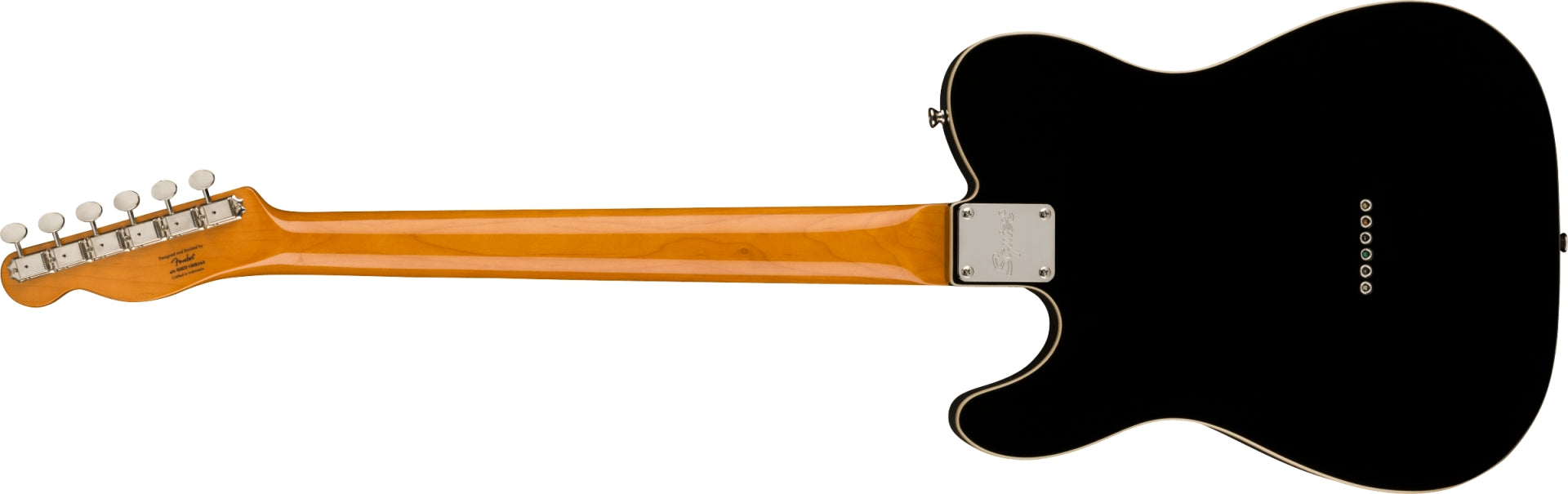 Squier - Classic Vibe Baritone Custom Telecaster® - Laurel Fingerboard -  Parchment Pickguard - Black 037-4042-506