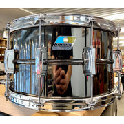Ludwig - Black Beauty Caisse Claire 8x14 Seamless Brass Shell Black Nickel Plated LB408