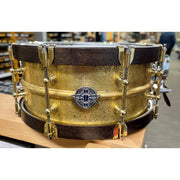 Dunnett - Modèle Classique 2N Brass Triple Caisse Claire 6.5x14 avec Steelwood Hoops