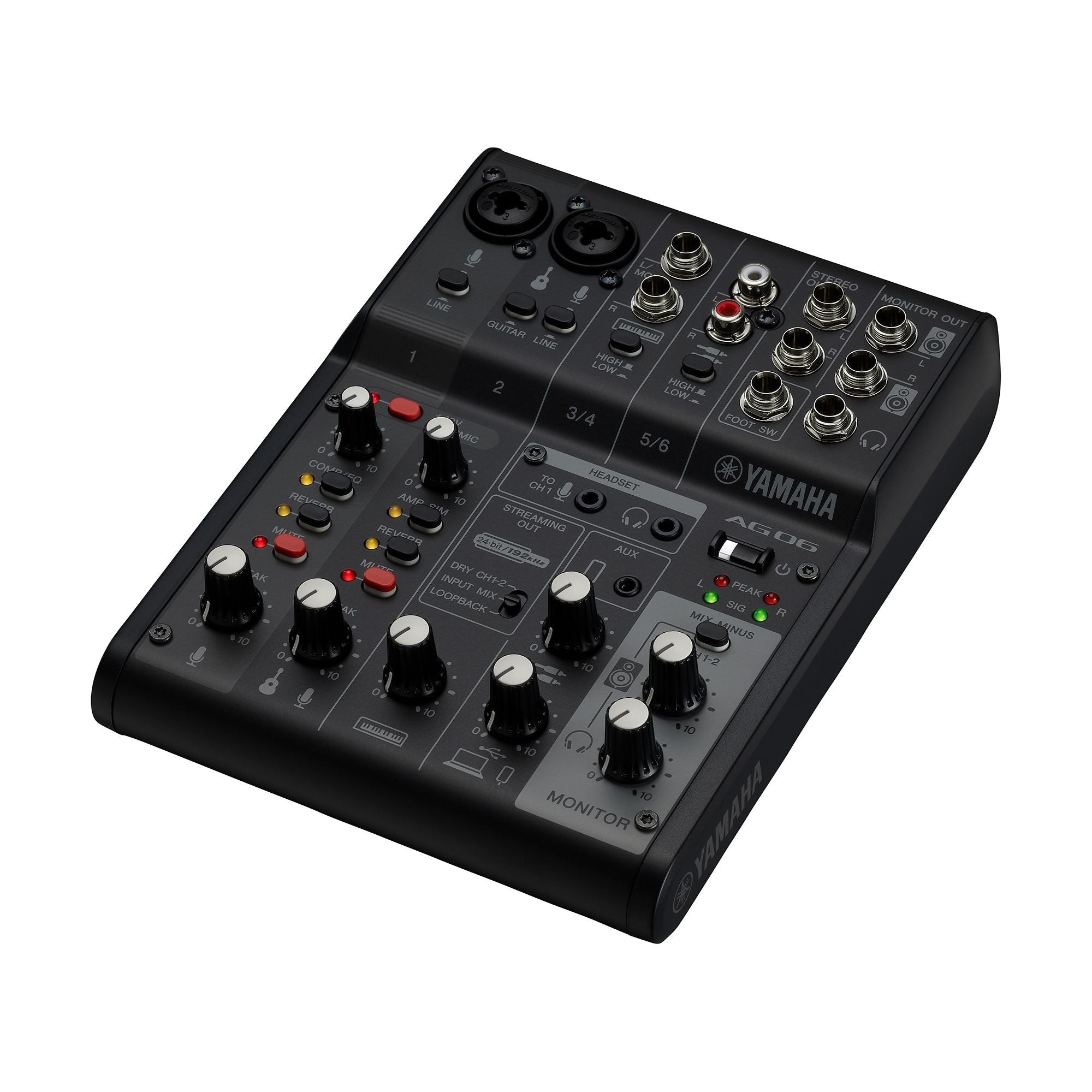 Yamaha - AG06MK2 6-Channel Live Streaming Mixer – Steve's Music Store