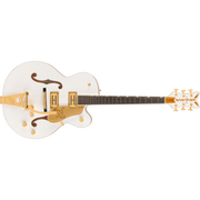 Gretsch - Falcon™ Hollow Body with String-Thru Bigsby® and Gold Hardware - Ebony Fingerboard - White - 240-1564-805