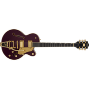 Gretsch - Broadkaster® Jr. LX Center Block with String-Thru Bigsby® and Gold Hardware - Ebony Fingerboard - Blackberry - 240-1859-846