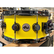 DW Drums - Collector's Series Snare 6x14 Yellow with Black Nickel Hardware