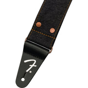 Fender - Fender® x Wrangler® Riveted Denim Strap - Black 099-0638-005