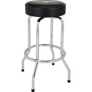 Fender - Fender® Custom Shop Chevron Logo Barstool - Black/Chrome - 30" 919-2022-006