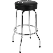 Fender - Fender® Tabouret de bar à logo spaghetti - noir/chrome - 30" 919-2022-013