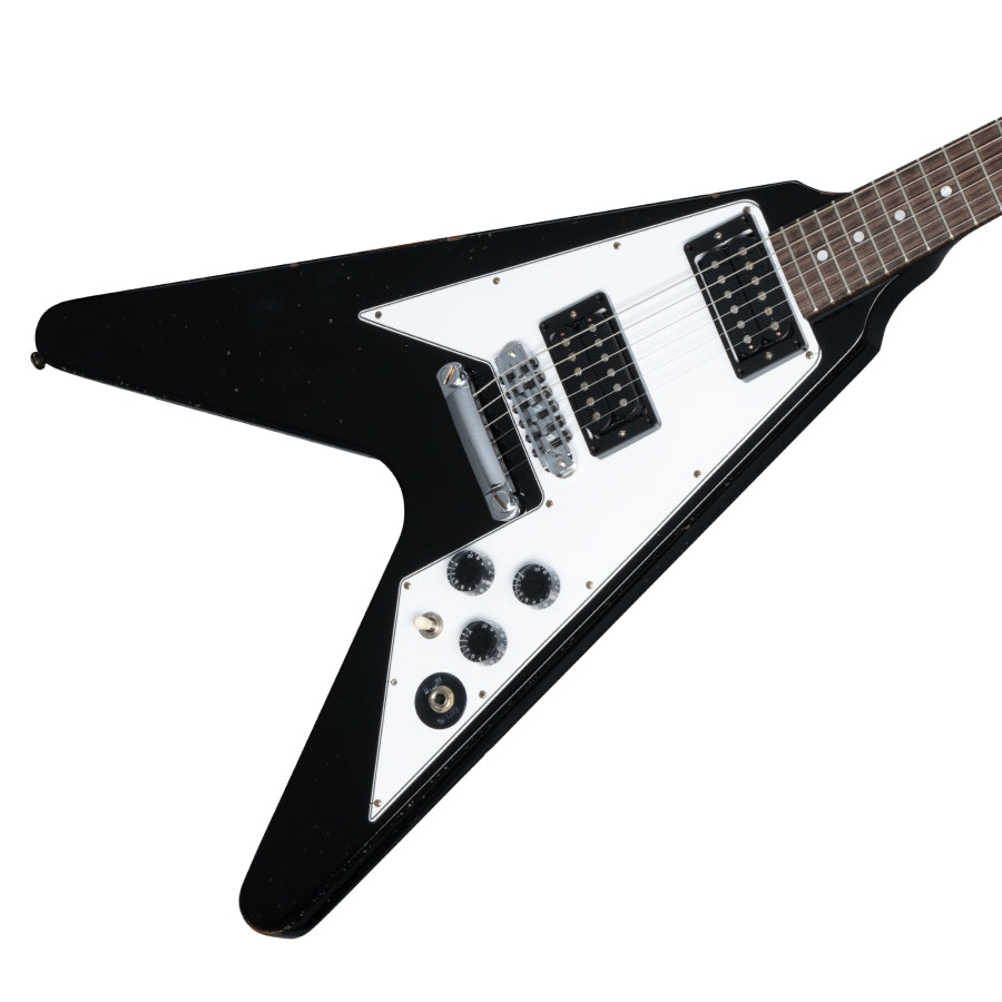 Gibson Custom Shop - Kirk Hammett 1979 Flying V - Ebony - FV79KHEBCH