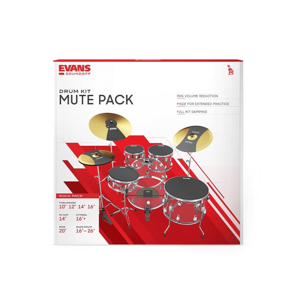 SoundOff - Rock Pack (10", 12", 16") with a 14" Snare E-Mute  - SOSETROCK