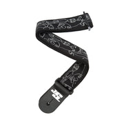 D'Addario Accessories - Joe Satriani Guitar Strap, Silver Sketches   50JS05