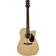 Jasmine - J-Series Acoustic-Electric Guitar - Natural  - JD36CE-NAT
