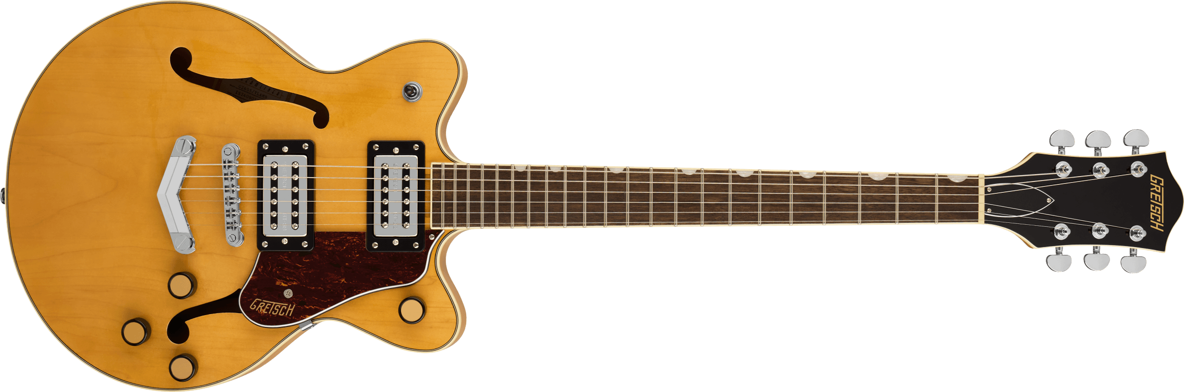 Gretsch - G2655 Streamliner™ Center Block Jr. Double-Cut with V-Stoptail - Laurel Fingerboard - Village Amber