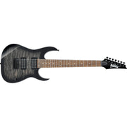 Ibanez - GIO RG 7str Electric Guitar - Transparent Black Sunburst - GRG7221QATKS