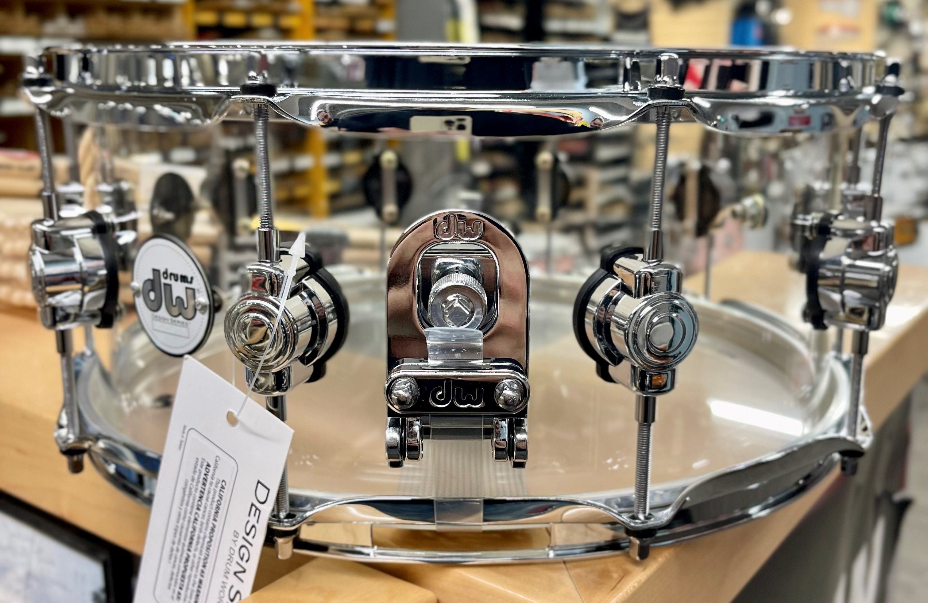 DW Drums - Design Series Seamless Acrylic Snare 6x14 DDAC0614SSCL – Steve's  Music Store