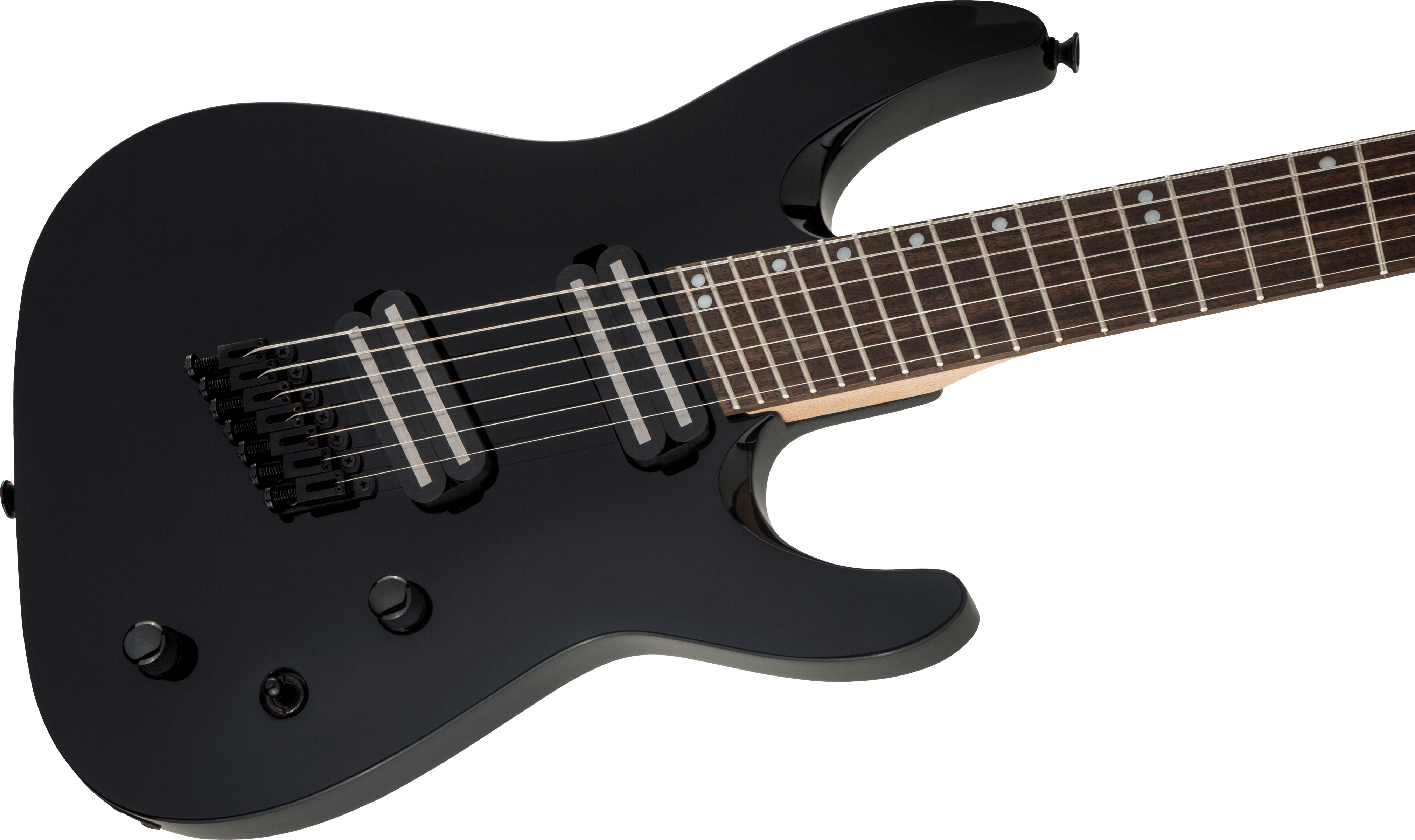 Jackson - X Series Dinky® Arch Top DKAF7 MS - Laurel Fingerboard - Multi-Scale - Gloss Black - 291-6173-503