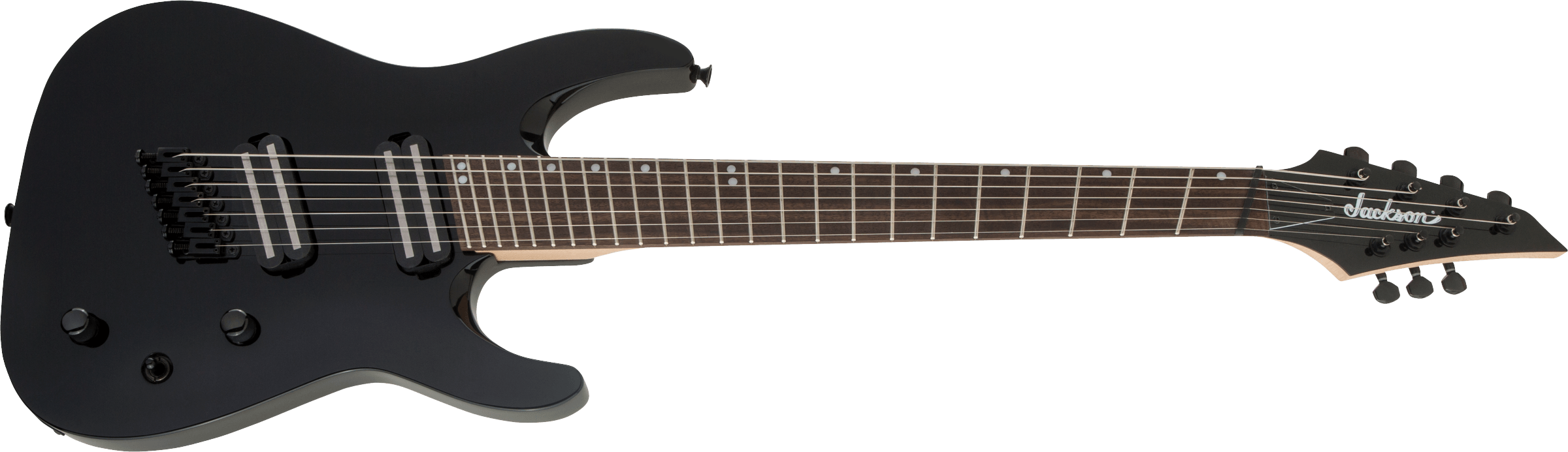 Jackson - X Series Dinky® Arch Top DKAF7 MS - Laurel Fingerboard - Multi-Scale - Gloss Black - 291-6173-503
