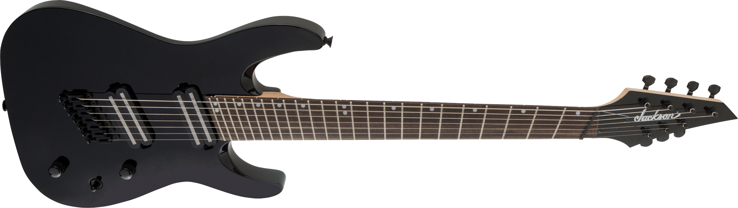 Jackson - X Series Dinky® Arch Top DKAF7 MS - Laurel Fingerboard - Multi-Scale - Gloss Black - 291-6173-503