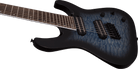 Jackson - X Series Soloist™ Arch Top SLATX7Q MS - Laurel Fingerboard - Multi-Scale - Transparent Blue Burst - 291-9914-586
