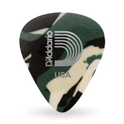 D'Addario Accessories - Camouflage Celluloid Guitar Picks, 10 pack, Medium   1CCF4-10