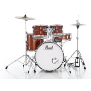 Pearl - Roadshow 5-Piece Drum Set With 22" Bass Drum - Hardware & Cymbals - Burnt Orange Sparkle - RS525SCC749  - RS525SCC749