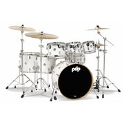PDP - Concept Maple - Pearlescent White - Chrome HW 7 Pieces - PDCM2217PW - No hardware or cymbals included - PDCM2217PW