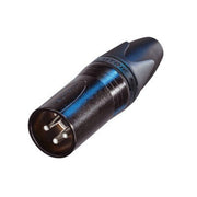 Neutrik - NC3MXX-BAG Male XLR Cable Mount Connector - Black Metal Housing