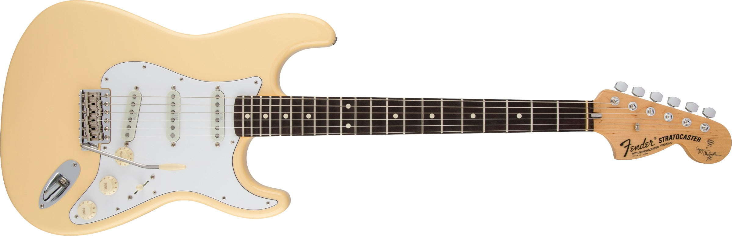 ギター Fender USA Yngwie Malmsteen Stratocaster Fender - Yngwie Malmsteen Stratocaster® Scalloped Rosewood