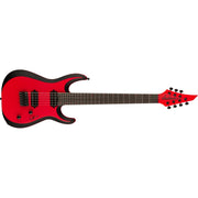 Jackson - Pro Plus Series DK Modern MDK7 HT - Ebony Fingerboard - Satin Red with Black bevels - 291-0003-539