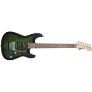 Charvel - MJ San Dimas® Style 1 HSH FR PF QM - Pau Ferro Fingerboard - Transparent Green Burst - 292-5834-578