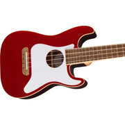 Fender - Fullerton Strat® Uke -  Walnut Fingerboard -  White Pickguard Candy Apple Red  - 097-0523-509