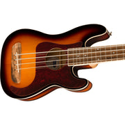 Fender - Fullerton Precision Bass® Uke -  Walnut Fingerboard -  Tortoiseshell Pickguard -  3-Color Sunburst  - 097-0583-500